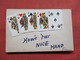 Playing Cards      5 Small Cards Attached To Postcard     Ref 3501 - Playing Cards