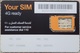 Egypt GSM Card Orange "FRAME ONLY NO SIM"  (Egypte) (Egitto) (Ägypten) (Egipto) (Egypten) - Egypte