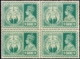 BRITISH INDIA- PRE DECIMAL-VICTORY OF ALLIED POERS IN WW-II-FULL SET OF 4- BLOCKS OF 4-INDIA-1946-SCARCE-MNH-TP-666 - Neufs