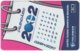 BRASIL I-859 Magnetic Telemar - Calendar December 2002 - Used - Brasilien