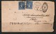 CHILE   1894 COVER REDIRECTED FROM New York To Philadelphia (17/VII/94) (OS-488) - Chile