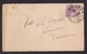 Australia - Victoria: Cover Melbourne To Tasmania, 1906, 1 Stamp, Queen (damaged, See Scan) - Brieven En Documenten