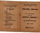 Vieux Papiers Médecine . Manuel De 8 Pages.  16x10,5. Entérites Et Constipation .Dct Corset 03 Vichy   (voir Scan) - Unclassified
