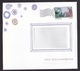 Netherlands: Cover, 2019, 1 Cinderella Stamp Postage Paid Issued By PostNL For Hallmark Company, Flower (traces Of Use) - Brieven En Documenten