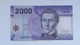 2000 Pesos Banknote Aus Chile Von 2015 (vorzüglich) - Cile