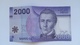 2000 Pesos Banknote Aus Chile Von 2016 (vorzüglich) - Cile