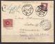 CZECHOSLOVAKIA. 1932. POSTAGE DUE COVER REDIRECTED. SVATA DOBROTIVA CANCELS - Covers & Documents