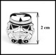 1 Pins Pin's NEUF En Métal ( Brooch ) - Star Wars Soldats Impériaux Stormtroopers ( Ref 1 ) - Cinéma