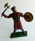 FIGURINE STARLUX -  SOLDAT MEDIEVAL CHEVALIER   MPC34 CROISE HACHE D'ARMES 1966 - Starlux