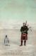 Br. Antarctic Terr. - Music Hath Charms, Bagpiper And Penguin, Photo Taken Off Coats Land. - Falkland