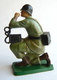 SOLDAT FIGURINE FIG STARLUX 1966 PARA CASQUE Téléphoniste P2  ARMEE MODERNE Terrasse Verte (3) - Starlux