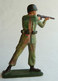 SOLDAT FIGURINE FIG STARLUX 1966 PARA Commando CASQUE Fusil Tireur Debout C4  ARMEE MODERNE (4) - Starlux