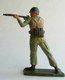 SOLDAT FIGURINE FIG STARLUX 1966 PARA Commando CASQUE Fusil Tireur Debout C4  ARMEE MODERNE (4) - Starlux