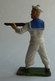 RARE Figurine CLAIRET ARMEE MODERNE  MARINS 41 TIREUR FUSIL DEBOUT 1955 Pas Starlux Avec Une Rare Peinture - Starlux