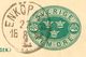 SCHWEDEN 1892, "ENKÖPING" K1 Klar A. 5 (FEM) Öre Grün GA-Postkarte, Kab. - 1872-1891 Ringtyp