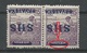 Yugoslavia Kingdom SHS Croatia Mi.71 ERROR Inverted Overprint + Plate Flaw On Hungarian Basic Stamp MNH / ** 1918 - Ungebraucht