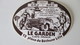 Autocollant Ancien Café Le Garden Béthune 15 Cm / 11,5 Cm ( Chiffres Au Dos ) - Aufkleber