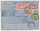 INDOCHINE - Enveloppe Depuis Saïgon 1949 Cachet "Ouverture Du Service Régulier France Nouvelle Calédonie" - Briefe U. Dokumente