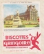 9/61  BUVARD BISCOTTES GRINGOIRE PHITIVIERS EN GATINAIS LE LOUVRE VU DU JARDIN DES TUILERIES - Biscottes