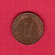 GERMANY  1 PFENNIG 1966 "G" (KM # 105) #5318 - 1 Pfennig