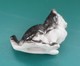 Petit CHAT Miniature En Porcelaine - Animaux