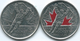 Canada - Elizabeth II - 25 Cents - 2009 - Winter Olympics - Men's Hockey Gold Medal (KMs 1063 & 1063a) - Canada