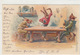 Fuchs Und Hasen Beim Kartenspiel - Litho - 1900      (A-103-70620) - Other & Unclassified