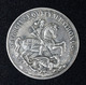 Très Beau Jeton Religieux Argent Début XIXe "Saint Georges Terrassant Le Dragon" Silver Religious Token - S. George - Royaux / De Noblesse