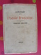 Anthologie De La Poésie Française. Marcel Arland. Stock 1947 - Franse Schrijvers