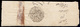 India 1856? "MIRZAPORE POST OFFICE" HG 12 Intaglio On Native Folded Entire - ...-1852 Prephilately