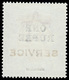 India 1925 "ONE RUPEE" Trial Provisional Surcharge (as Type O14 But In Serifed Letters 3mm Deep) On 1912-13 GV Official  - ...-1852 Préphilatélie