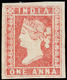 India 1854 QV 1a Red, Imperf, Die I, Unused Without Gum As Issued SG 12 £1200 - ...-1852 Préphilatélie