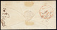 India 1854 ½a Indigo Die I (scarce Shade), Tied By Diamond Of Dots On 1855 Small Cover To Bombay With Dispatch And Arriv - ...-1852 Prephilately