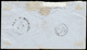 Ceylon 1862 Envelope "via Madras" - Obliterated And Replaced With "Galle" - And "Marseilles" To Worcester, Franked - Con - ...-1852 Préphilatélie