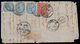 India 1876 Very Rare Single Weight Letter From Goa Via Bombay 2 Oct, Via Marseilles 24 Oct To Lisbon 26 Oct. 20reis Paid - ...-1852 Prephilately