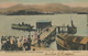 Portobello Jetty Lower Harbour Dunedin Clark Phot P. Used Christchurch  To Valladolid Spain Hand Colored - Nouvelle-Zélande
