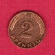 GERMANY  2 PFENNIG 1982 "F" (KM # 106a) #5325 - 2 Pfennig