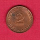 GERMANY  2 PFENNIG 1990 "D" (KM # 106a) #5326 - 2 Pfennig