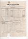 Lettre-facture E.MANSION Taxée 25décimes De Besançon à Salins Du 4/03/1854 - 1849-1876: Période Classique