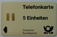 GERMANY - Chip - WI - Diese Telefonkarte Konnen Sie Benutzen - 5 Units - Used - T-Series : Tests