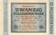 20 Miliarden Deutsche Reichsmark UNC (I) - 20 Miljard Mark