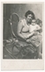 REAL PHOTO - Woman With Baby Sit In Rocking Chair , Femme Et Bébé, Chaise Berçante - Vintage Original - Personnes Anonymes