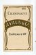 Carte Pub  : Vins De Champagne Maison AYALA à AY   Cuvée 1919 - Publicités