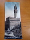 FIRENZE Piazza Della Signoria E Palazzo VECCHIO ANIMATA VIAGGIATA 1956 Formato MAX PANORAMICA - Firenze