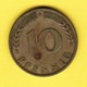 GERMANY  10 PFENNIG 1950 "F" (KM # 108) #5338 - 10 Pfennig
