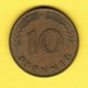 GERMANY  10 PFENNIG 1969 "D" (KM # 108) #5342 - 10 Pfennig