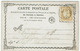 CP - De SAINT SAUVEUR à PARIS -  Tampon BETHISY SAINT PIERRE - 1874 - - 1849-1876: Periodo Clásico