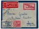 SIAM - Entier D'Indochine Muni De Deux Timbres Du Siam, Ayant Voyagé Ainsi Pour Paris, 1935 - Siam