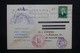 NORVÈGE - Carte Du Vol Par Avion Tour Du Monde En 1953, Cachets Et Affranchissement Plaisants - L 36717 - Briefe U. Dokumente