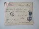 ENVELOPPE RECOMMANDEE 1903 TIMBRES CACHET NOISY LE SEC 16 FEVR 03 SEINE - Maschinenstempel (EMA)